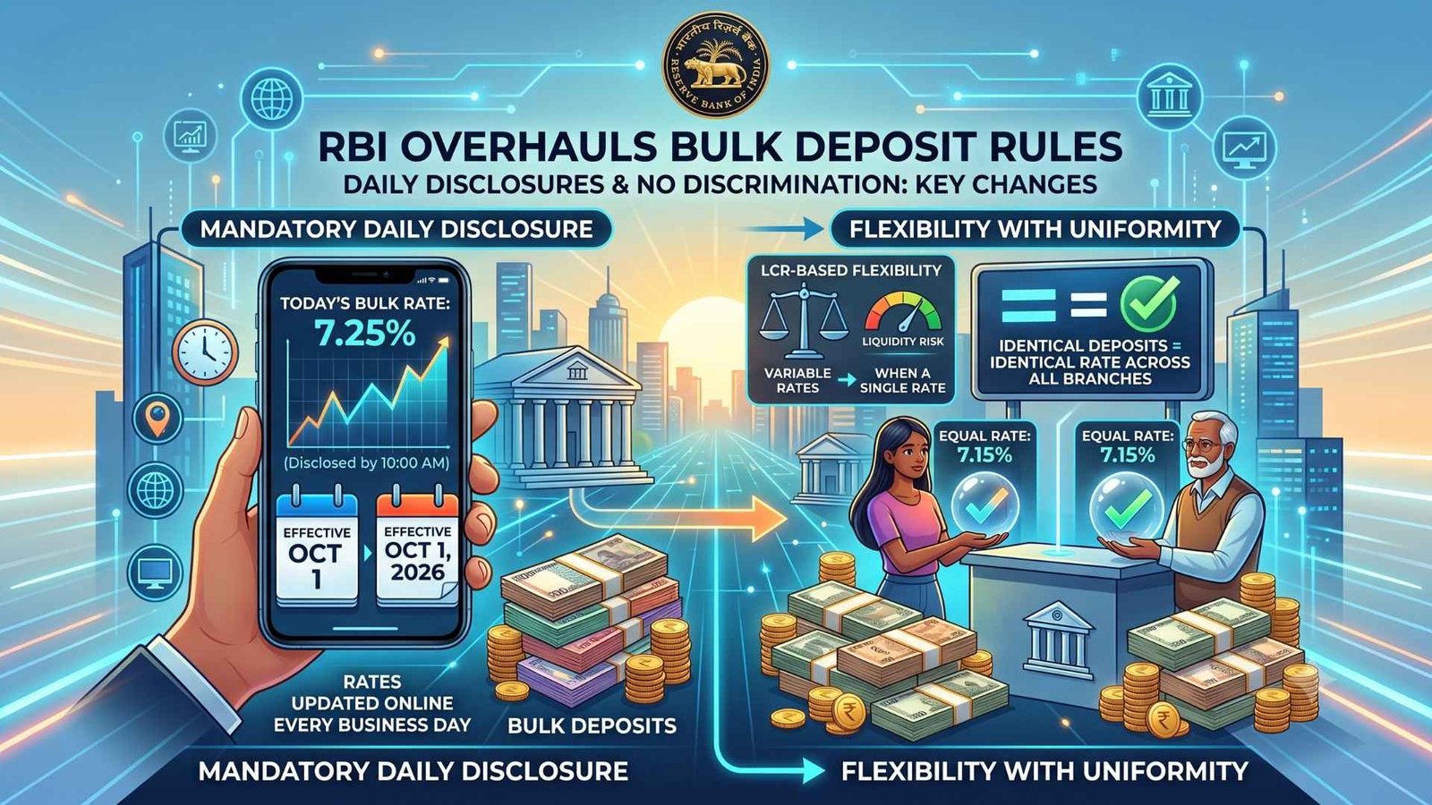 RBI Introduces New Rules for Bulk Deposits: What You Need to Know?